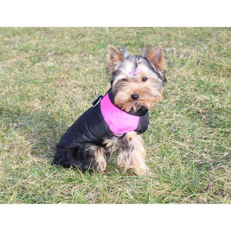 Vest Doggie kabátik pre psov ružová 2