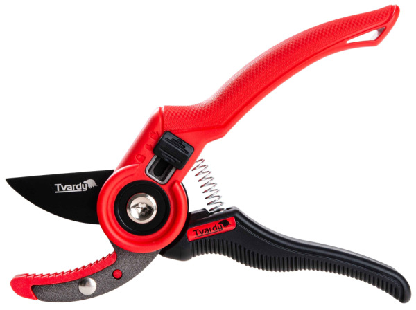 Záhradnícke nožnice 210 mm, zubaté ostrie, japonská oceľ SK5, teflón, TVARDY 11
