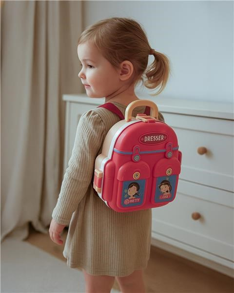 Dievčenský prenosný kozmetický salón 3 v 1 Batoh BABY MIX 5