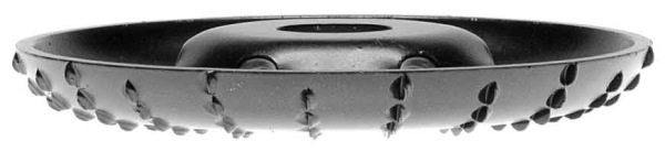 Rašpľa štvrťkruhová R15 125 x 22,2 mm vysoký zub, TARPOL, T-93 4