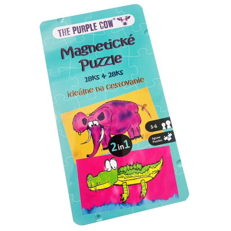 Magnetická cestovná hra Puzzle