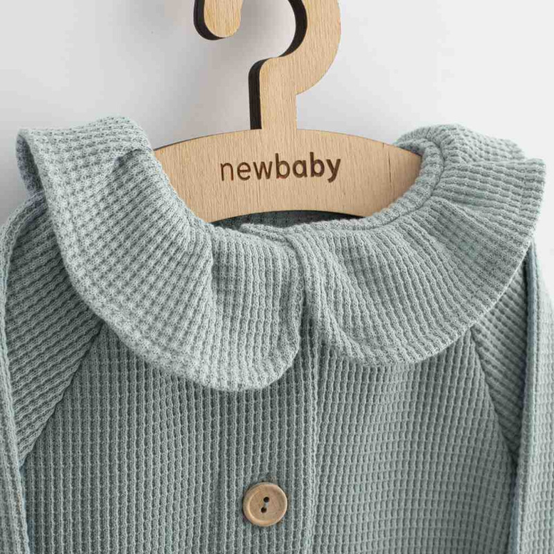 Dojčenský kabátik na gombíky New Baby Luxury clothing Laura sivý 68 (4-6m) 1