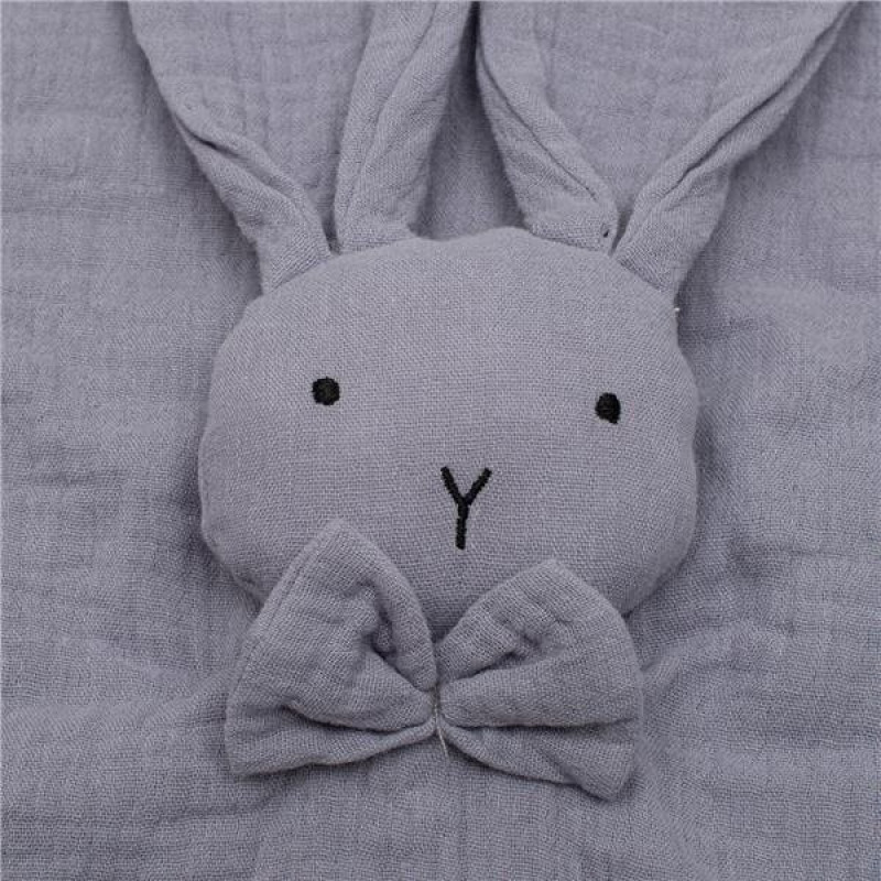 Mušelínový usínáčik New Baby Rabbit grey 1