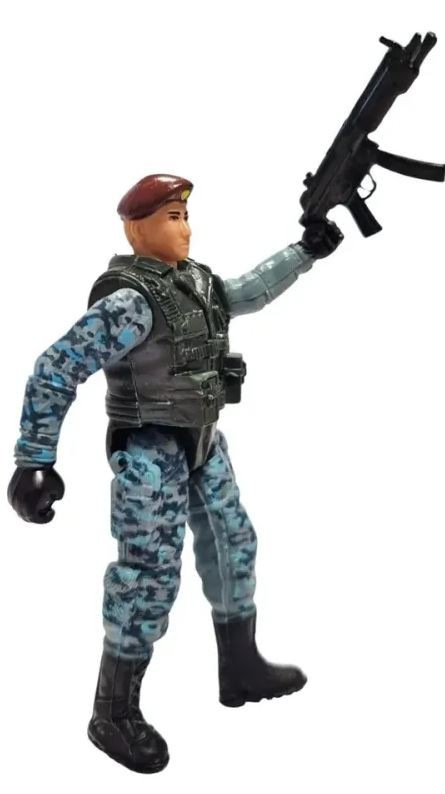 Kĺbový vojak so zbraňou - 4 druhy 4