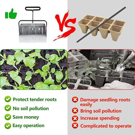 Merco Soil Blocker nástroj na výsadbu semien 3