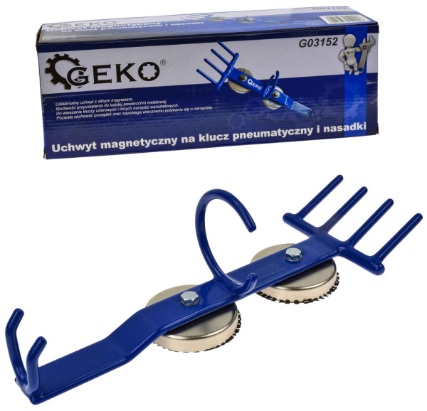 Magnetický držiak na pneumatický uťahovák a nadstavce, GEKO 3