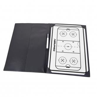 Tempish trenérská taktická tabuľka v zložke hockey 38x25,5 cm