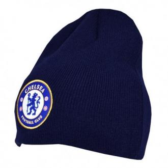 Štýlová zimná úpletová čiapka FC CHELSEA Navy
