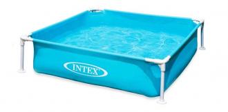 Bazén Intex 57173 skladací Intex modrý mini 122 cm x 122 cm x 30 cm