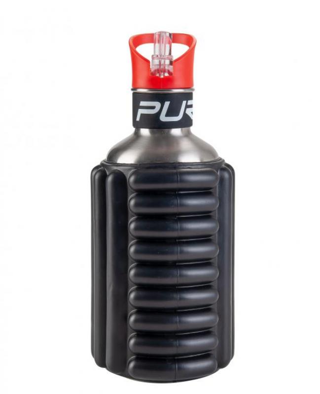Pure2Improve Masážny valec YOGA P2I s integrovanou fľašou na vodu