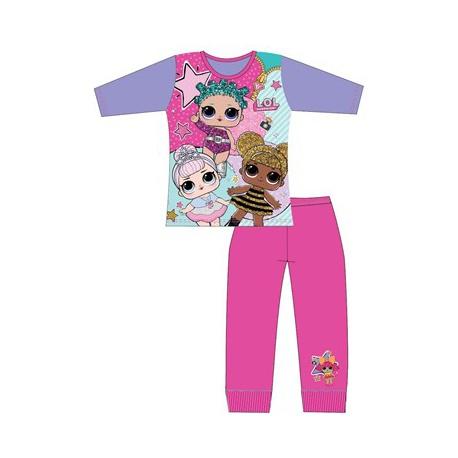 TDP Textiles dievčenské bavlnené pyžamo L.O.L. Surprise Trio - 5 rokov (110cm)