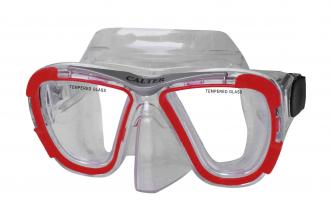Potápačská maska Calter SENIOR 238P, červená