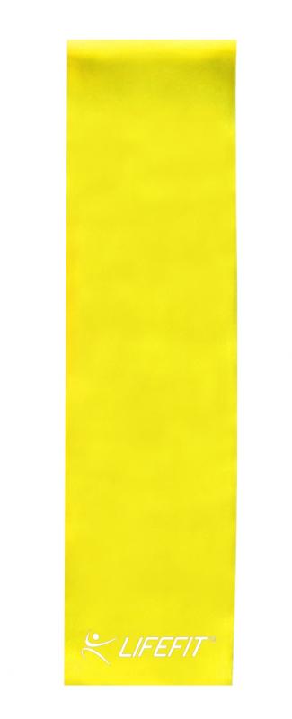 Posilňovacia guma LIFEFIT FLEXBAND 0,45, žltá