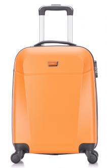ABS cestovný kufor LOW COST 52x38x20cm oranžový