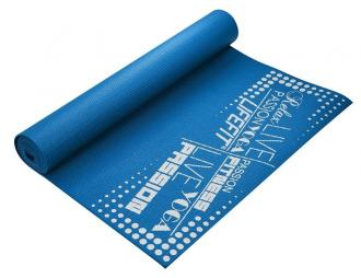 Gymnastická podložka LIFEFIT SLIMFIT, 173x61x0,4cm, modrá