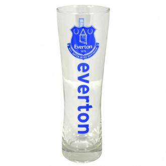FOREVER COLLECTIBLES Vysoký pohár na pivo EVERTON Pilsner Premium