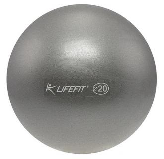 Lopta overball LIFEFIT 20cm, strieborný