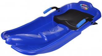 Merco plastové boby SuperJet s brzdami a vstavaným sedadlom modrá