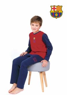Chlapčenské bavlnené pyžamo FC BARCELONA (BC03193) - 8 rokov (128cm)