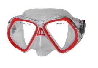 Potápačská maska Calter JUNIOR 4250P, červená