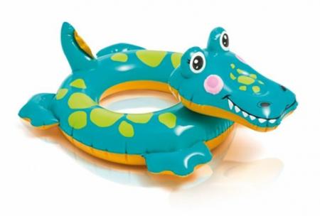 Kruh plávací INTEX 58221 ZVIERATÁ krokodíl zelená