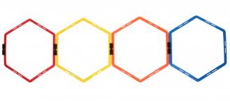 Merco Agility Hex proskakovací šesťuholník, nastaviteľný oranžová