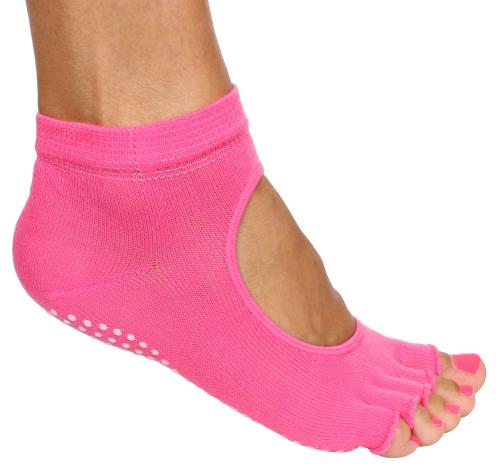 Merco Grippy S2 ponožky na jogu, bezprsté ružová