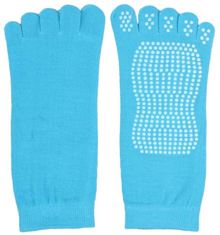 Merco Grippy S1 ponožky na jogu, prstové modrá