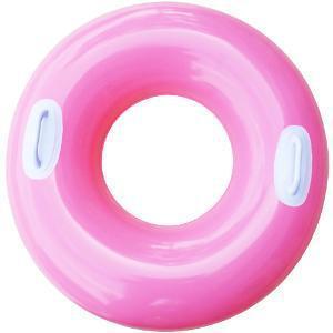 Kruh plávací 59258 INTEX s držadlom 76cm ružová