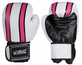 Rukavice box LIVEUP Boxing glove 10 oz ružová