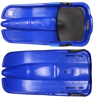Merco plastové boby SuperJet s brzdami a vstavaným sedadlom modrá